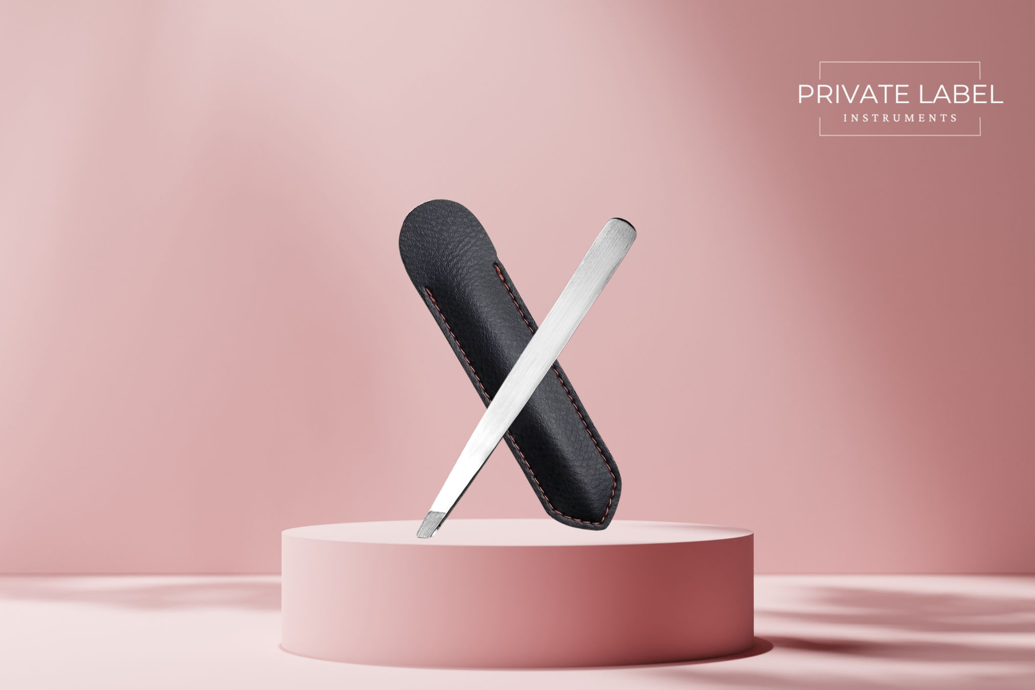 Original Micro Slant Tweezers – Precision Tool for Safe and Gentle Grooming Private Label Instruments