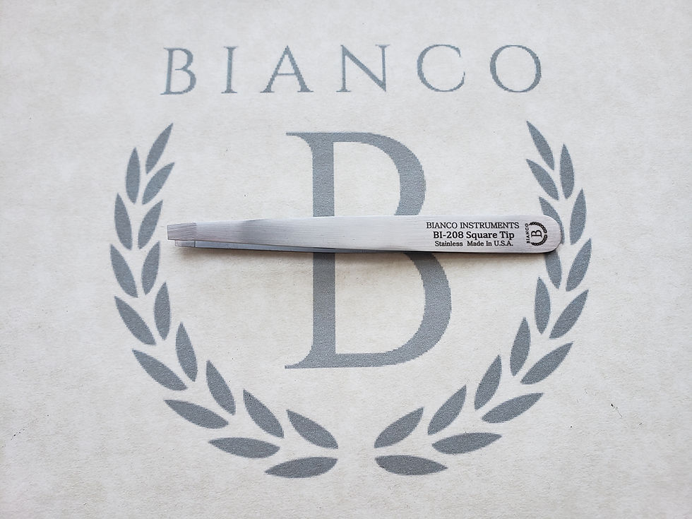 Thumbnail: BI-EL208 Bianco Square Tip Tweezers Bianco Instruments