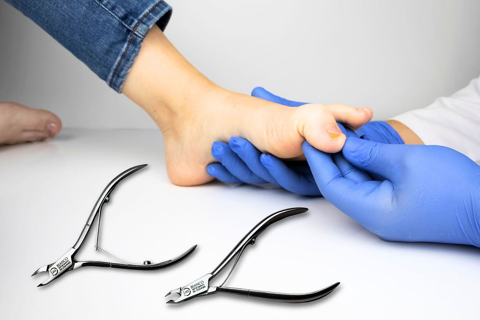 Thumbnail: BI-2524 1/4 Jaw Cuticle Nipper Bianco Instruments Podiatry