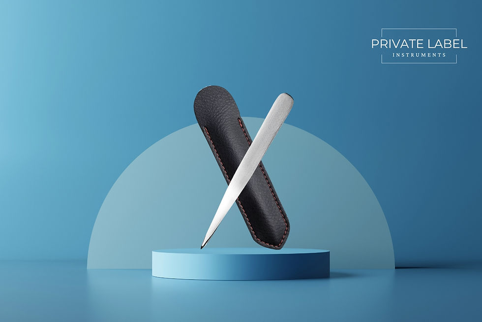 Spear Point Tweezers by Private label Instruments The ultimate tool for precision ingrown hair removal.