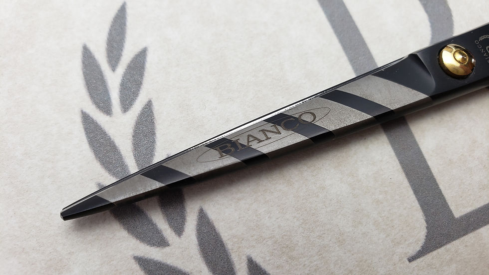 Thumbnail: BI-087C  6.5" Stripe Print Thinning and Cutting Set