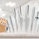 Thumbnail: Cucina Napoli 10-Piece Knife Set with Block Bianco Instruments Kitchen