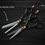 Thumbnail: 6" Black Powder Coat Professional Hairdressing Shear Combo – Stylish and Precise Private Label Instruments