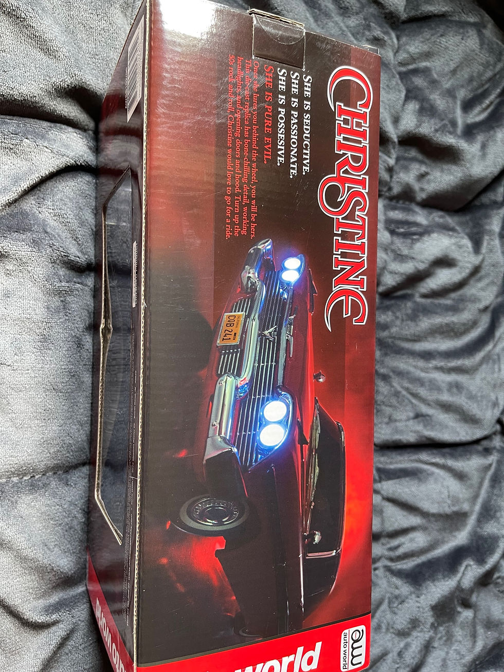Thumbnail: John Carpenter Signed AUTO WORLD CHRISTINE 1958- 1:18 DIECAST Car