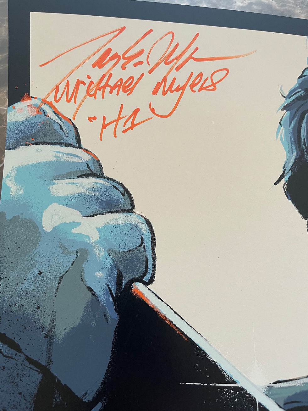 Thumbnail: Halloween Cast Signed 24x36 Poster Limited John Carpenter
