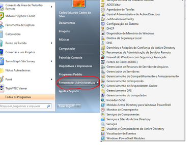 Administrando o AD (Active Directory) pelo Windows 7