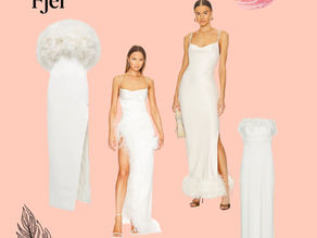 Elegant Lethed: De Nyeste Brudekjoler med Fjer