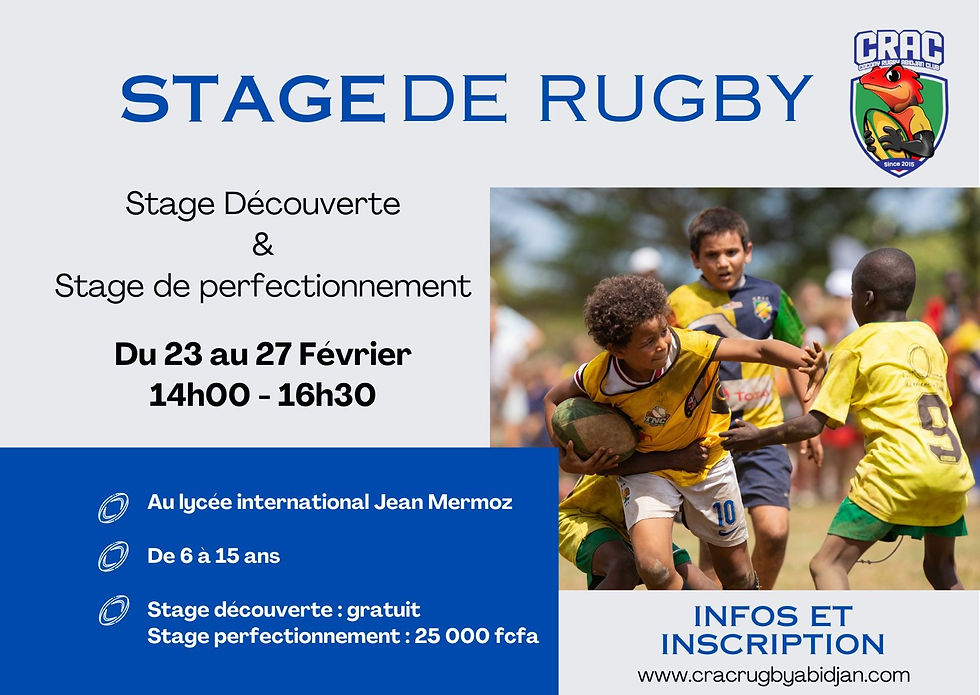 Stage de Rugby à Jean Mermoz