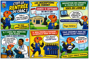 🏉 C’est la rentrée au CRAC : rendez-vous le samedi 12 septembre !