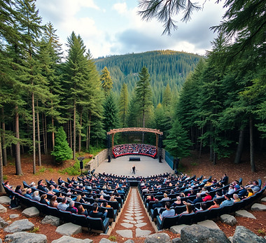 beautiful music amphitheater in a forest.jpg