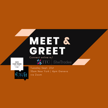 Meet & Greet: Tuesday, September 21st, 10am EDT
