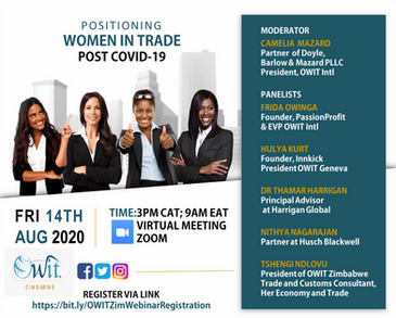 Webinar: Positioning Women In Trade Post COVID-19