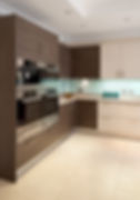 mixed finishes in large kitchen