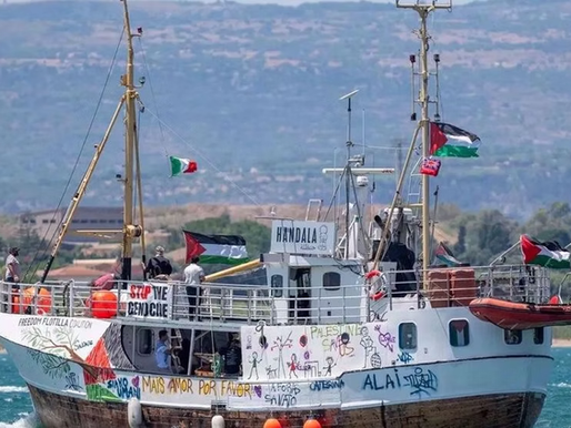 Brod za pomoć Handala stigao je na 97 nautičkih milja od obale Gaze u pokušaju da probije izraelsku opsadu