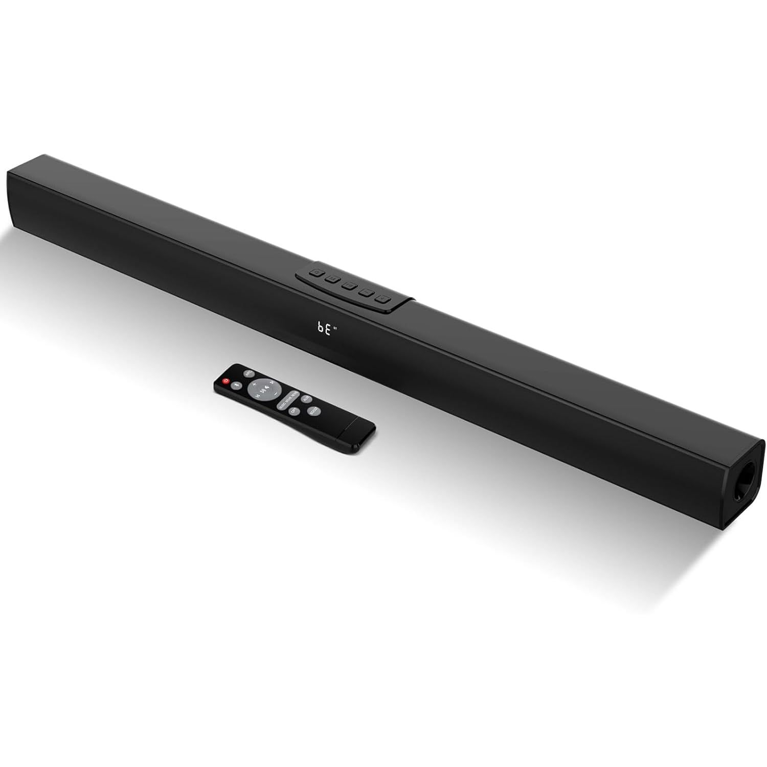 Maraawa Sound Bar Soundbar for TV 60W Powerful HD HiFi Stereo Sound Soundbars Bl