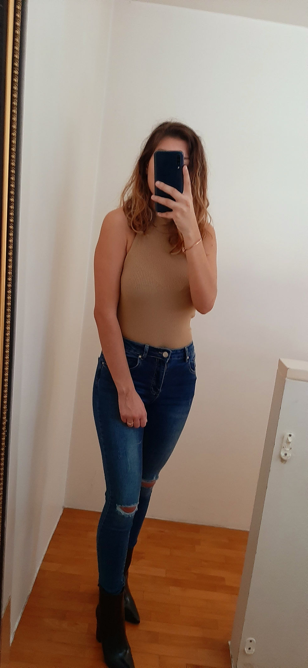 Thumbnail: Beige Anna bodysuit