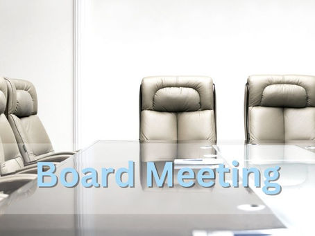 Reminder: Board Meeting - Oct 20, 2023