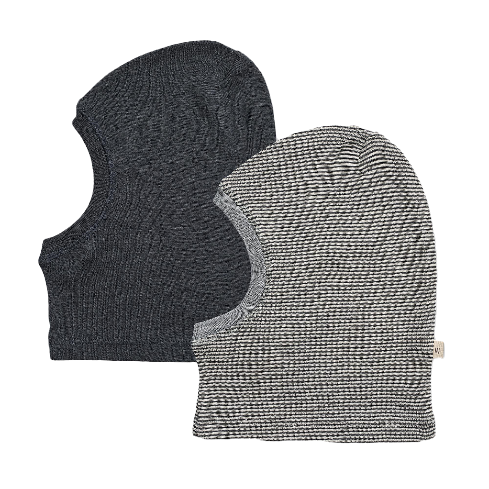 Wheat  - 2 wool balaclava Kim - navy stripe