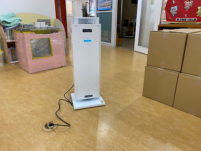 コロナ 対策で幼稚園に納品