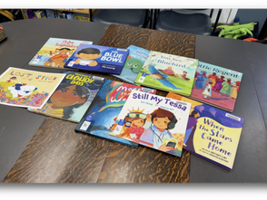 Students Celebrate Reading at Blue Spruce Voting Day