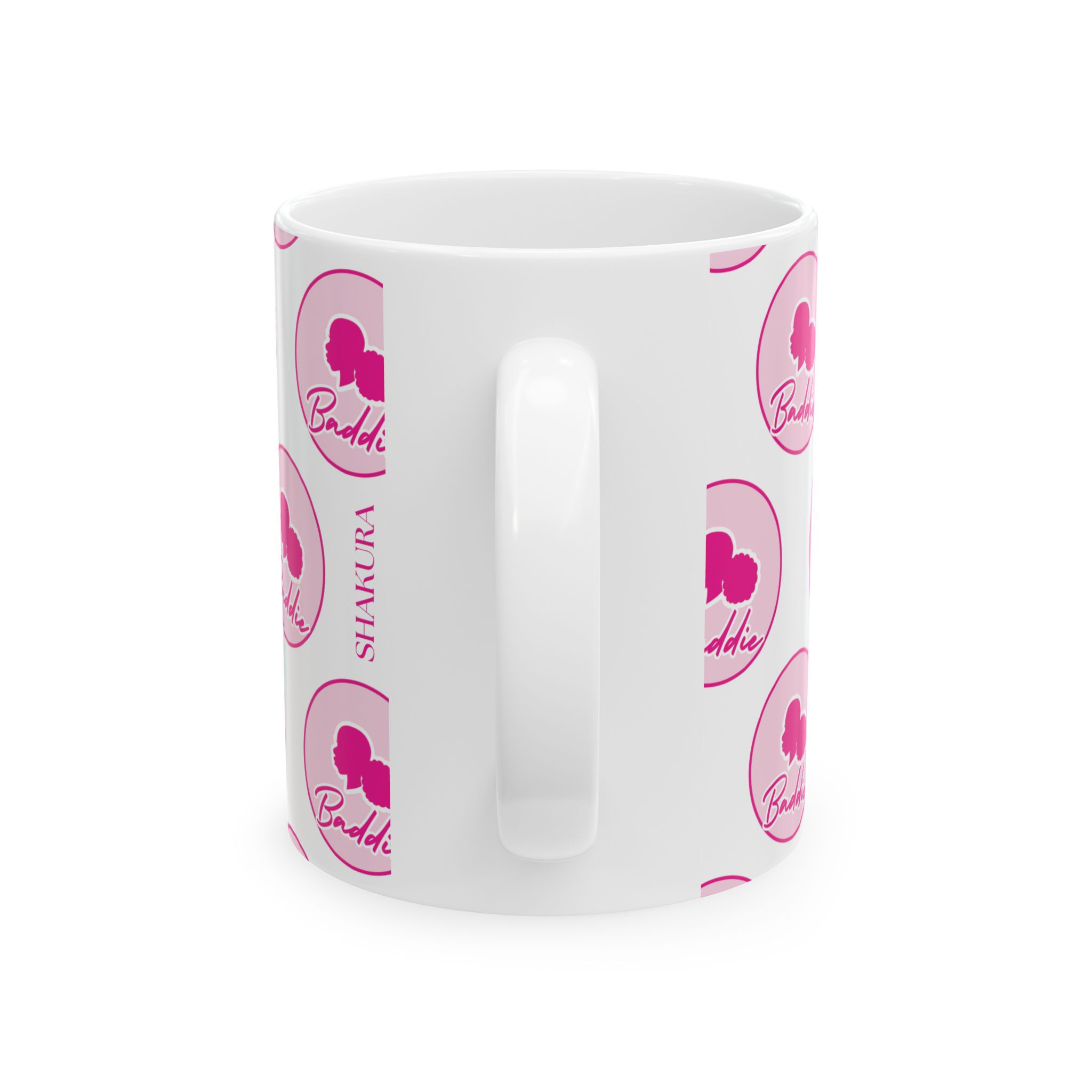 BADDIE - Customizable Ceramic Mug, White (11oz, 15oz) [US]