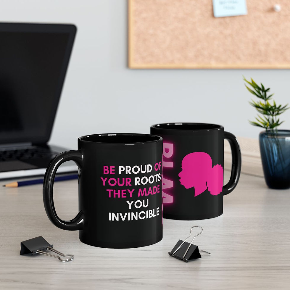 Thumbnail: Be Proud of Your Roots invincible You Black Heritage Mug Inspirational Baddies  