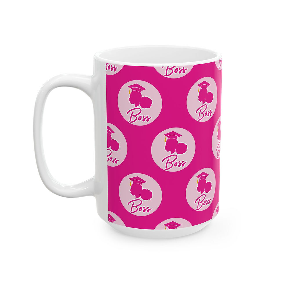 Thumbnail:  Graduated gift of Ceramic Mug I Deep Pink (11oz, 15oz) [US]