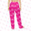 Thumbnail: BADDIE Women's Pajama Pants I Deep Pink (AOP)