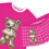 Thumbnail: Teddy Bear Short Pajama Set (AOP) Deep Pink