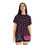Thumbnail: Black Barbie Women's Short Pajama Set (AOP) Black