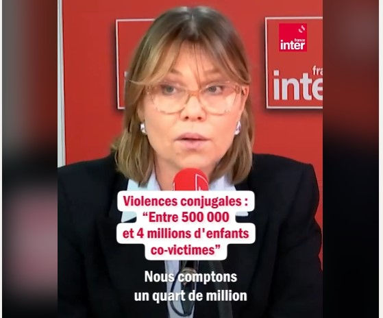 Andreea GRUEV-VINTILA parle de 4 millions d'enfants co-victimes de violence conjugale. Décryptage de ce chiffre