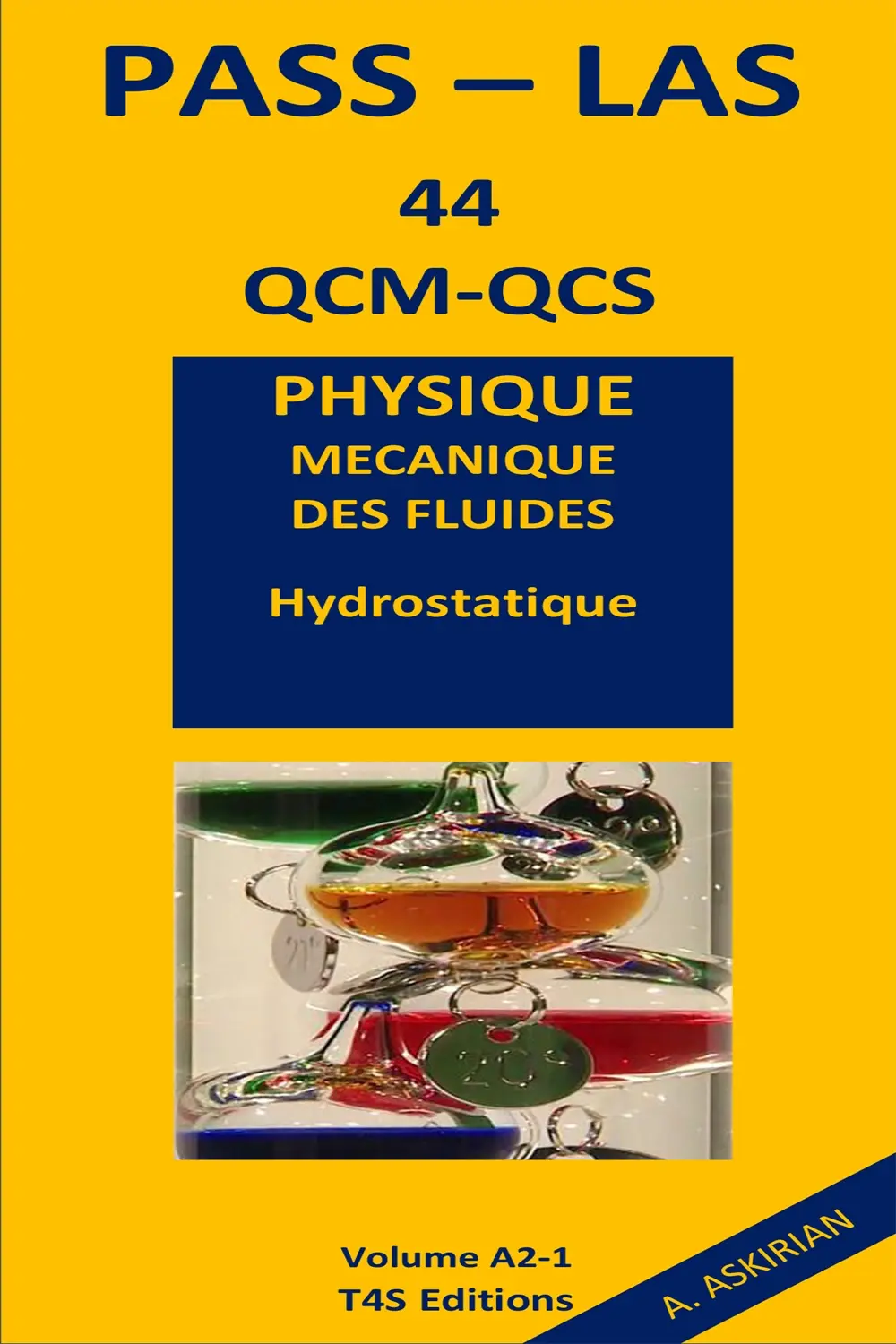 QCM Corrigés Mécanique des fluides (Hydrostatique) PASS-LAS