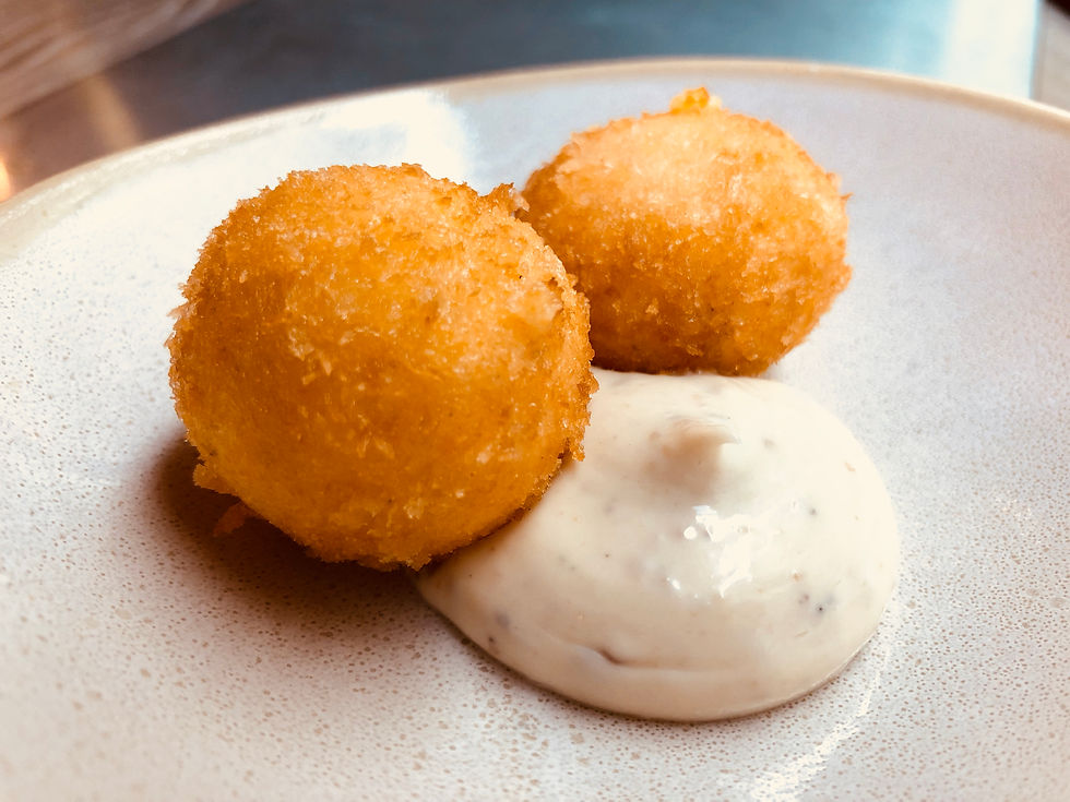 Crispy polenta with Truffle & Parmesan