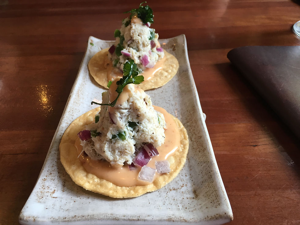 Tostadas de Cangrejo