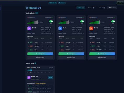 IDX Autobot Dashboard
