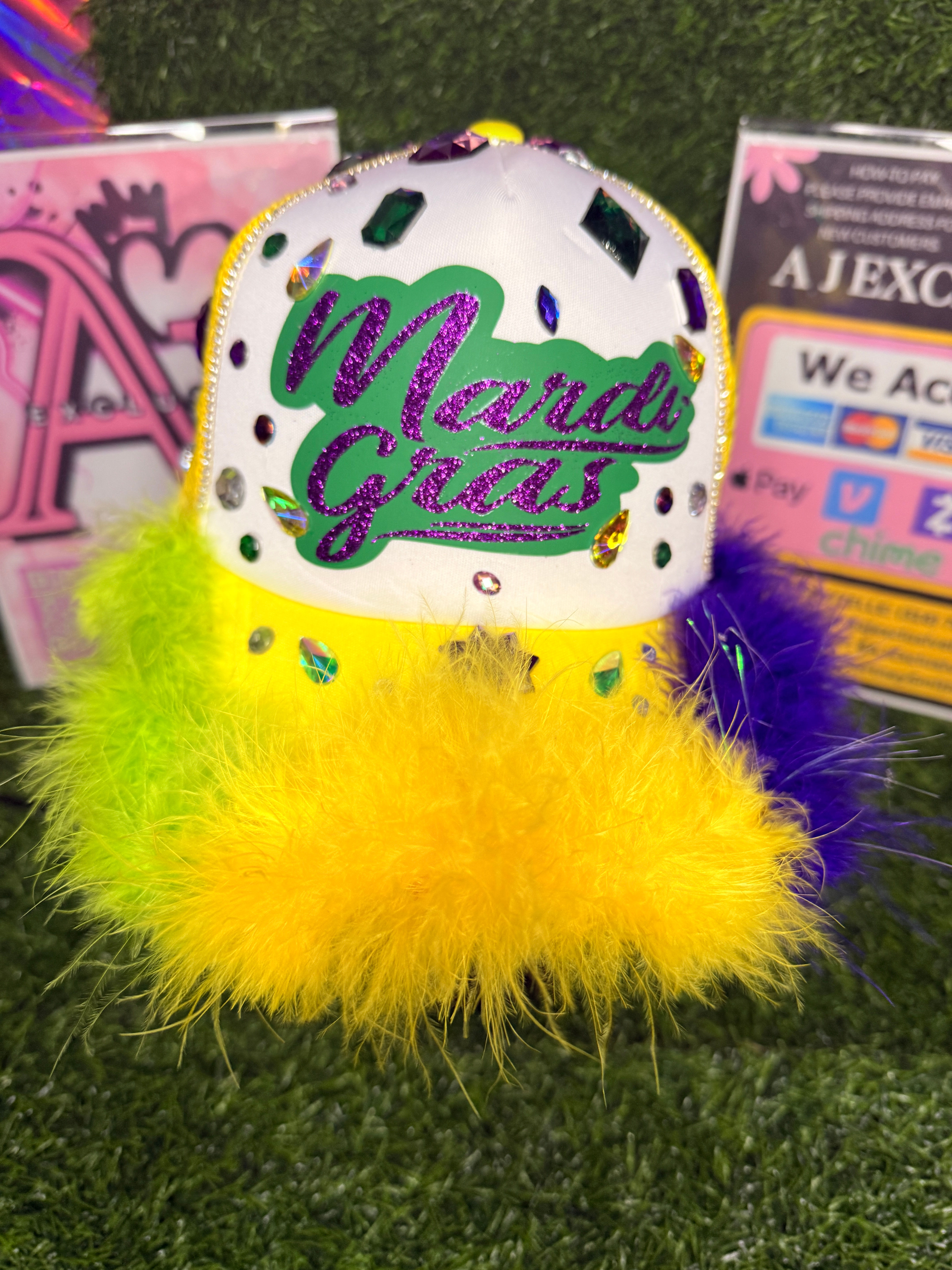Mardi Gras Junk Hat