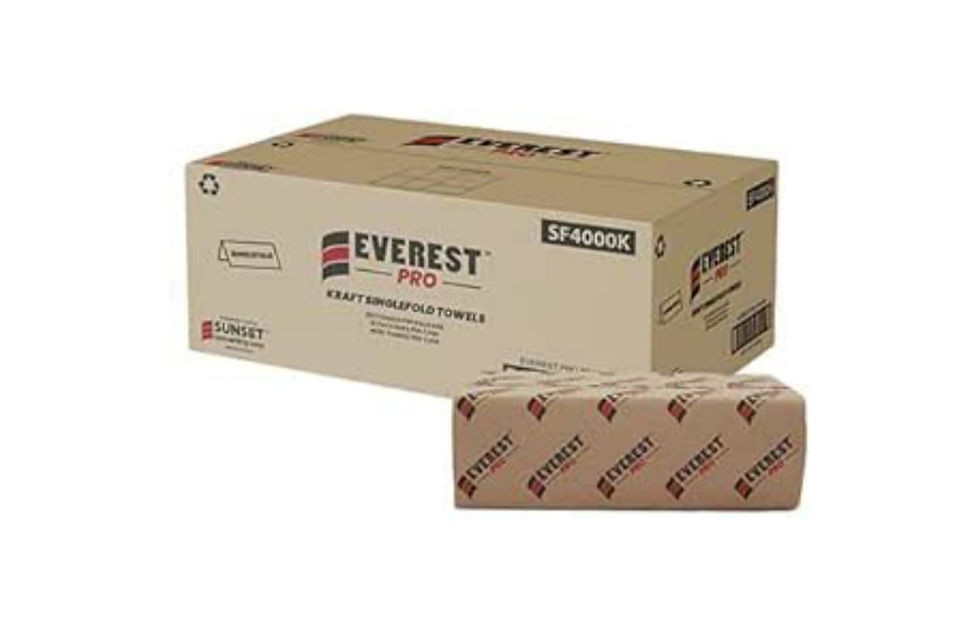 Everest Pro Paper Towel Single Fold White