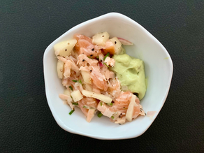 Tartare aux deux saumons
