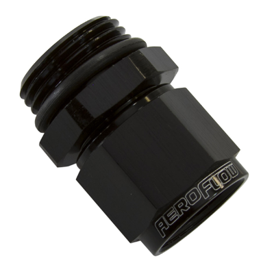 AEROFLOW Male -6 ORB to Female -6AN Swivel Adapter