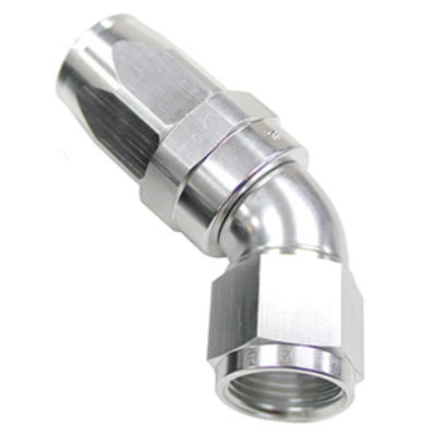 AEROFLOW Full Flow Swivel 45 Deg Hose End -12AN