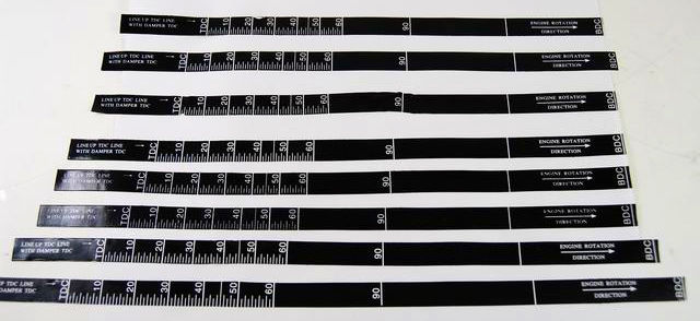 RPC SBC 6" Timing Tape 5pack