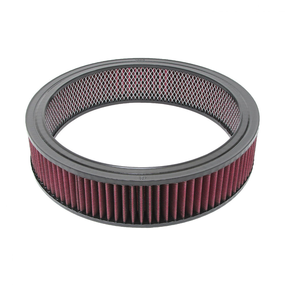 RPC 14"X 3" Round Red Washable Filter Element