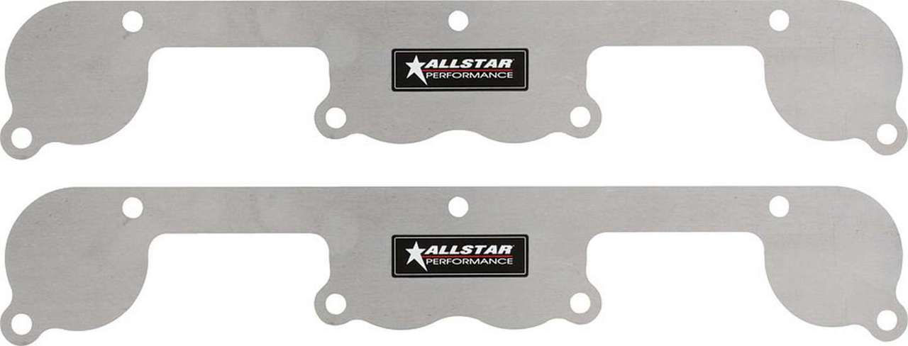 ALLSTAR Exhaust Block Off Plates SBC Spread Port