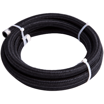 AEROFLOW 450 Series Black Braided Light Weight Hose -6AN