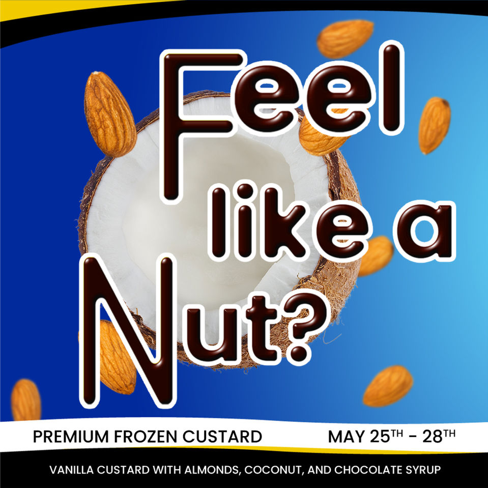 vanilla custard with nuts and coconut