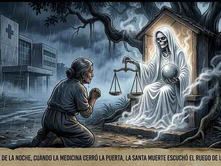 La Santa Muerte : El milagro de la túnica blanca: