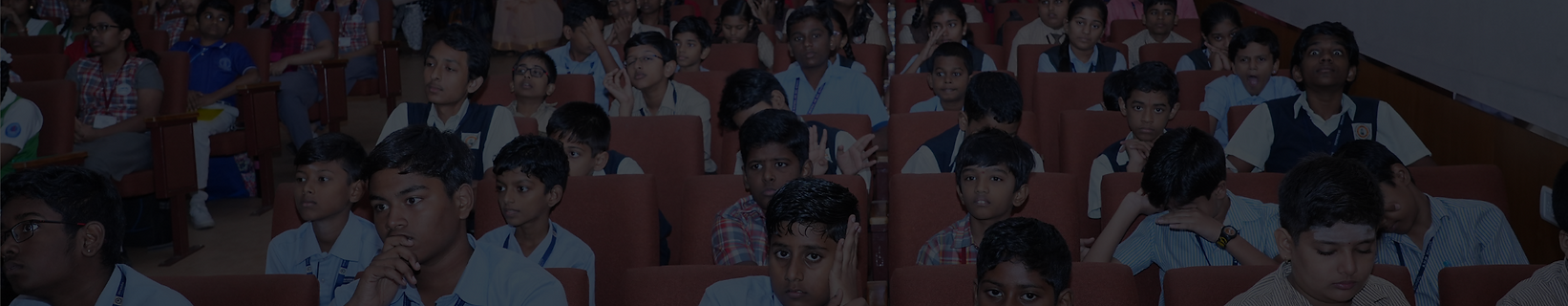 Participants at the Scintilla Q - an interschool quiz competition in India.