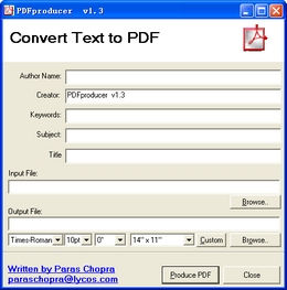 PDFproducer With License Key [Mac/Win]