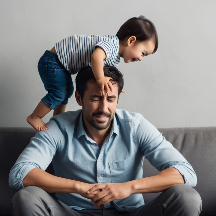 כשהילדים מטפסים עליך. להציב גבולות לילדים זה מאתגר