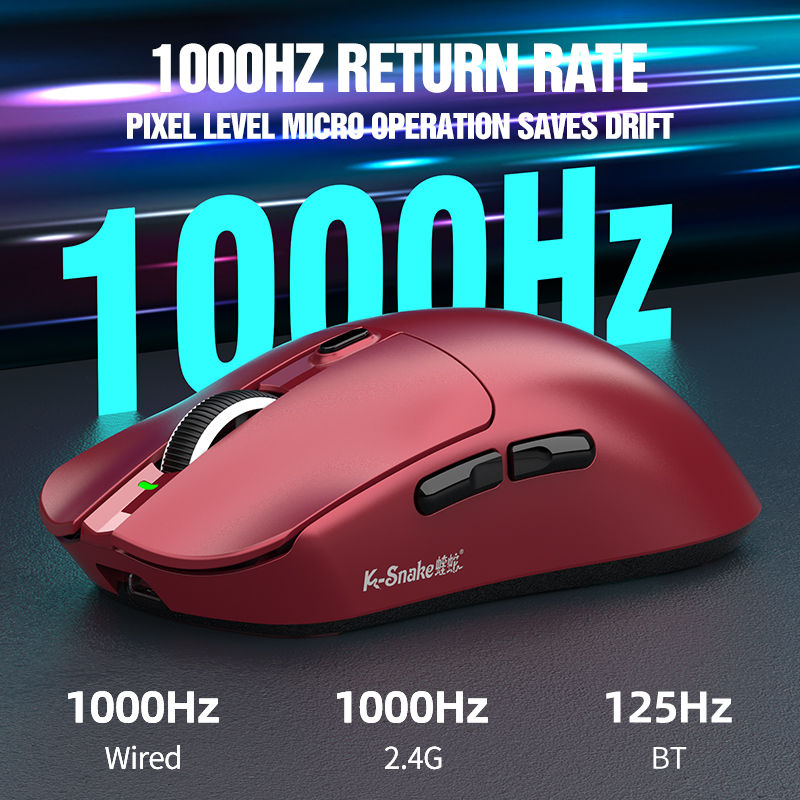 Miniatura: k-sanke x11 Bluetooth wireless mouse game three-mode e-sports laptop PAW311 desk